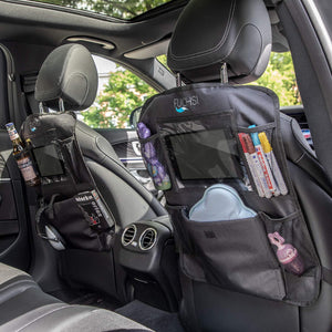 Auto Rückenlehne Schutz, 2 Stück Auto Rücksitz Organizer für Kinder